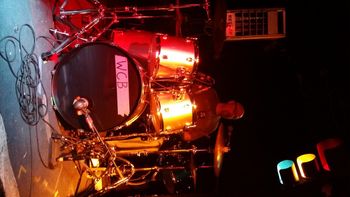 Donnie Ivan on drums, Funhouse Seattle, February 2016
