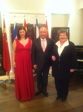 Maestro Xu Zhong and Bella Steinbuck
