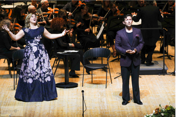 "La Traviata" ( Violetta) JSO ,conductor Omer Arieli, Aaron Blake as Alfredo
