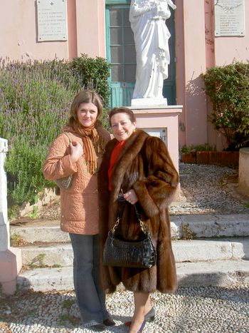 with Madame Ileana Cotrubas in Monte Carlo
