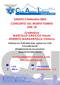 Concerto sul monte Tobbio - CroMa Duo 