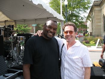 With steel guitarist Charles Campbell of the Sacred Steel group the Campbell Brothers. The best music you'll ever hear!
