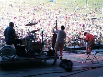 Closing the 2010 Allgood Festival with Keller Williams.
