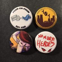 Limited Edition No More Heroes Button Set