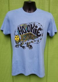 T-shirt - blue w/ Piasa bird