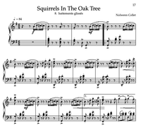 RENDEZ-VOUS... - 8. GLISSES "Squirrels in the Oak Tree" - Sheet music PDF