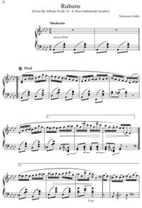 PACIFIC 32 - 4. "Rubans" - Slow Battements Tendus - PDF Sheet Music