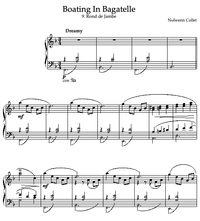 RENDEZ-VOUS... - 9. ROND DE JAMBE "Boating in Bagatelle" - Sheet music PDF