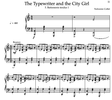 RENDEZ-VOUS... - 5. TENDUS 1 "The Typewriter and the City Girl" - Sheet music PDF