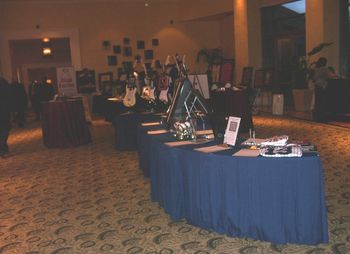 There was a silent auction to raise funds for the Atlanta Braves Foundation.
