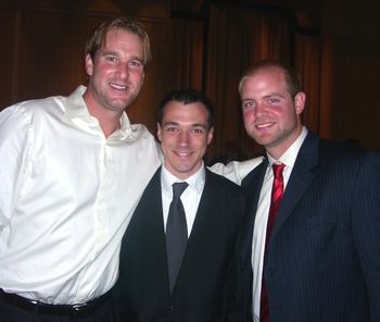 Kurt Scobie with Brian McCann and Derek Lowe!
