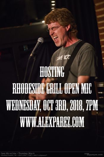 Hosting IOTA OPEN MIC - Wednesday Nights - At Rhodeside Grill 10-3-18, 7pm
