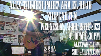 www.alexparez.com Alex The Red Parez aka El Rojo Returns to Shipgarten in McLean, VA! Wednesday, April 19th, 2023 4:30pm-6:30pm

