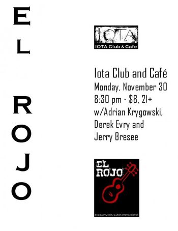 IOTA Club and Cafe November 30, 2009
