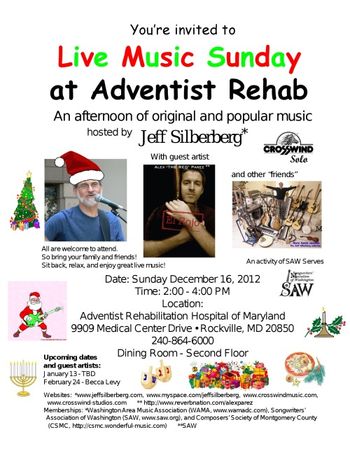 Adventist Rehabilitation Hospital December 16, 2012
