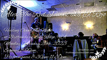 www.alexparez.com Alex The Red Parez aka El Rojo! Hosting Open Mic Night Monday Nights at Brittany's in Lake Ridge, VA! Monday, February 20th, 2023, Signups at 8:00pm, Performances 8:30pm-11:30pm!
