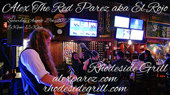 www.alexparez.com Alex The Red Parez aka El Rojo Returns to Rhodeside Grill in Arlington, VA! Saturday, August 27th, 2022 9:30pm-12:30am
