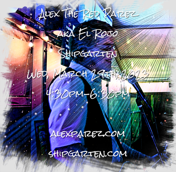 www.alexparez.com Alex The Red Parez aka El Rojo Returns to Shipgarten in McLean, VA! Wednesday, March 29th, 2023 4:30pm-6:30pm
