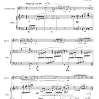 Scaramouche, for clarinet and piano