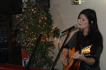 Cafe Minstrel House Concert in Winnipeg.
