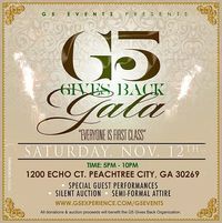 G5 Events Presents:  G5 Give's Back Gala