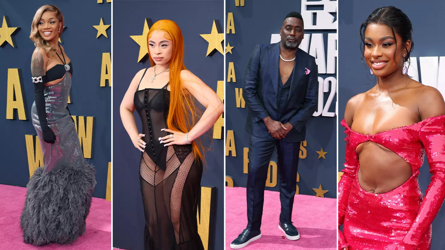 BET Awards, red carpet, latto, ice spice, glorilla, sexyy red
