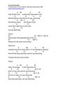 Let's Go Swimming - Lyrics with Chords in A