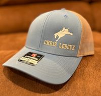 Chris LeDoux Light Blue/Tan Hat