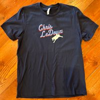 Chris LeDoux Navy Script T-Shirt 
