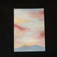 ART + INK //pink sky//