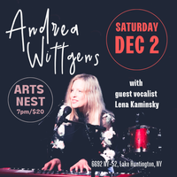 Andrea Wittgens  8-10pm (Doors at 7pm)