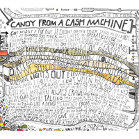 Signed Art Print "Candy From A Cash Machine" (11x14)