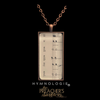 "It Is Well With My Soul" HYMNOLOGIE Necklace (Rectangle)