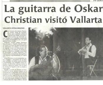 Evento 2005, guitar duett with rigo- latin-jazz fusion in puerto Vallarta in yitomates 2005 dicember,
