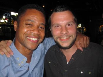 With Cuba Gooding Jr. when he was in Ottawa shooting a film.
