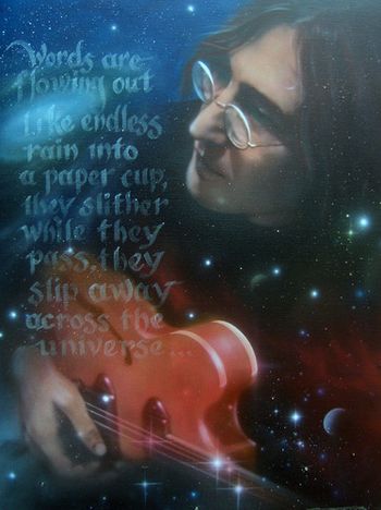 'Across the Universe' Acrylic on Canvas 30'' x 40'' (sold)
