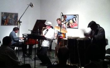 Arthur Barron Quintet  at WDNA Jazz Gallery performance
