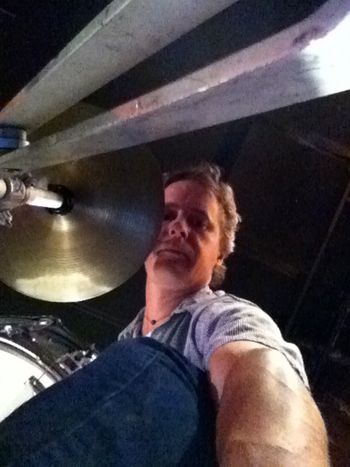 Caleb on drums
