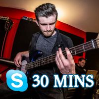 Skype Bass Lesson 30 Minutes