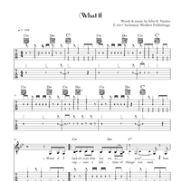 4 What If sheet music