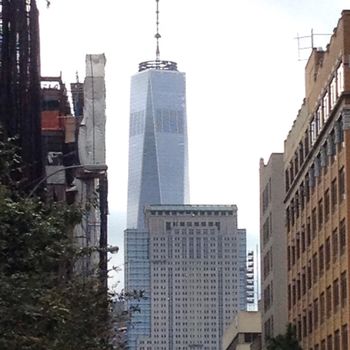 Freedom Tower Photo shot from the Greeenwich Village NYC
