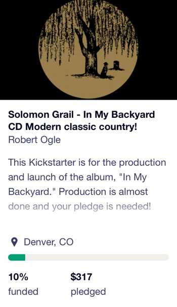 Solomon Grail Kickstarter Project
