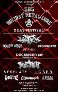 585 Holiday Metal-Core Festival
