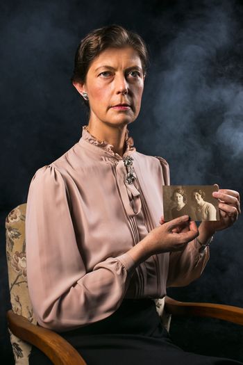 Mrs Nolan, played by Kaja Holzheimer. Photo by Birdy Peacock.
