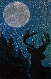 Deer in the Moonlight Keepsake Box