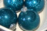 Glitter Christmas Balls - Large