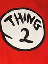 Thing 1/Thing 2/Thing 3 Pregnancy Couple Shirts