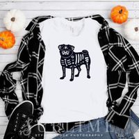 Day of the Dead Pug Shirt