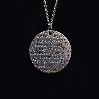 Inspirational Words Necklace