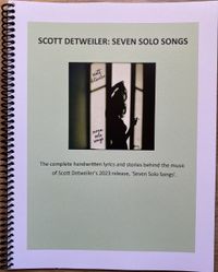 'Seven Solo Songs' handwritten lyrics and stories book
